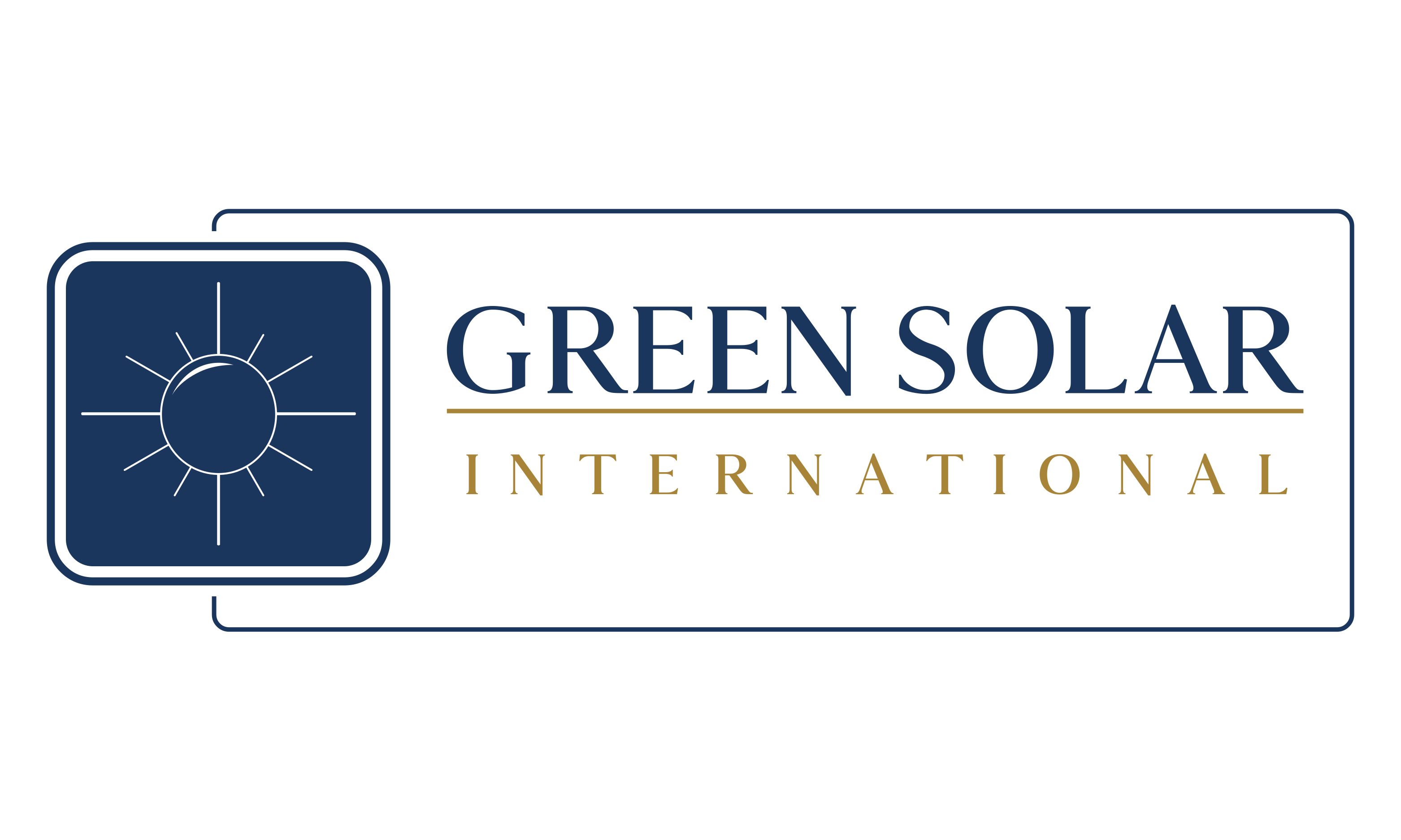 Green Solar International logo Green Solar International logo